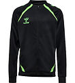 Hummel Cardigan - hmlLead 2.0 Track - Black/Green Gecko