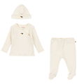 Konges Sløjd Set - Rib - Nia - Lemon m. Pointelle