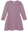 Minymo Dress - Glitter - Rib - Rose Brown