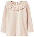 Lil' Atelier Bluse - Slim - NmfKira - Silber Peony