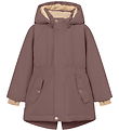 Mini A Ture Winter Coat - MatVikania Fleece - Peppercorn Plum