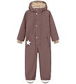 Mini A Ture Snowsuit - MatWanni Fleece - Peppercorn Plum