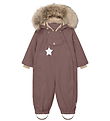 Mini A Ture Snowsuit - MatWisti Fleece/Fur - Peppercorn Plum
