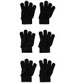 Gants Name It - Tricoté - 3 Pack - Gants NknMagic - Black