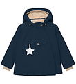 Mini A Ture Winter Coat - MatWang Fleece - Outer Space