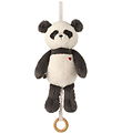 Liewood Soft Toy w. music - Makenna Panda - Sandy/Dark Grey