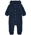 Mikk-Line Overall m. Kapuze - Wolle - Blue Nights