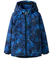 Name It Vinterjakke - NkmMax - Strålende Blue/Abstract