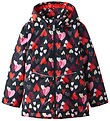 Name It Winter Coat - Noos - NkfMaxi - Dark Sapphire/Heart