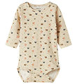 Name It Bodysuit l/s - NbmOforest - Peyote Melange