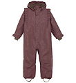 En Fant Vinterdress m. Teddy - Volanger - Rosa Taupe m. Gullprik