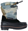 Color Kids Winter Boots - w. Wool - AOP - Stormy Weather