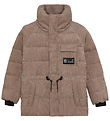 Color Kids Winter Coat - Corduroy - String - Fossil