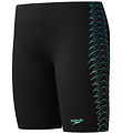 Speedo Swim Trunks - Plastisol Placement Jammer - Green