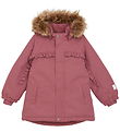 Minymo Winter Coat M/Fur - Withered Rose