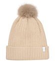 Minymo Beanie - Sandshell w. Pom-Pom