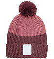 Minymo Mütze - 2-lagig - Catawba Grape m. Bommel