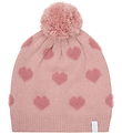 Minymo Beanie - w. Soft Teddy - Misty Rose