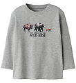 Name It Blouse - NmmOris - Grey Melange