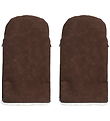 KongWalther Pram Gloves - Østerbro - Chocolate Brown Faux Fur