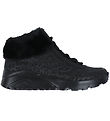 Skechers Boots - Uno Lite Cozy Leopard - Black