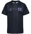 Hummel T-shirt - hmlSHIMMER - Black/Cayenne