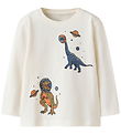 Name It Blouse - NmmVictor - Cloud Dancer/Space Rex