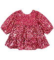 Konges Sløjd Dress - Lila Sequin Bow - Sparkling Sangria