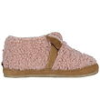 Melton Slippers - Fuzzy Teddy - Rose Dawn