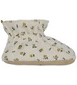 Melton Booties - Noos - Floral - Ecru