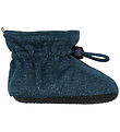 Melton Booties - Glitter - Marine