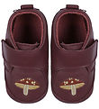 Melton Soft Sole Leather Shoes - Mushroom - Bordeaux