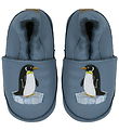 Melton Soft Sole Leather Shoes - Penguin - Captain's Blue
