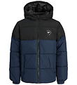 Jack & Jones Pehmustettu takki - jjmAze - Sky Captain/White Logo