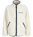 Jack & Jones Fleece Jacket - Jornorrebro - Cloud Dancer/Ocean Ca