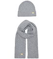 Kids Only Lue og Skjerf - Strikk - KogAvery - Light Grey Melang