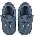Melton Slippers - Elephant - Blue Mirage