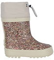 Wheat Thermo Boots - Rose Dust Flowers