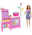 Barbie Doll - Mysteries Cotton Candy & Games Playset