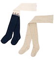 Konges Sløjd Strumpfhosen - 2er-Pack - Lurex - Cherry Mix