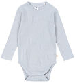 Konges Sløjd Bodysuit l/s - Minnie - Gray Dawn