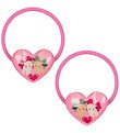 Konges Sløjd Elastic Hair Bands - 2-Pack - Vilma - Bow Kitty
