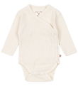 Konges Sløjd Bodysuit l/s - Rib - Minnie - Antique White