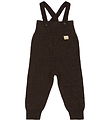 Petit Piao Broek m. Bretellen - PPDay - Gebreid - Koffieboon
