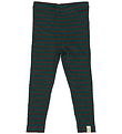 Petit Piao Leggings - Rib - Modal - Dark Sea/Kaffebønne