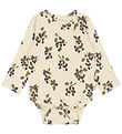 Petit Piao Romper l/s - Black Berry