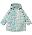 Tiny Cottons Winter Coat - Cherries - Warm Grey