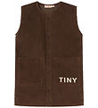 Tiny Cottons Jurk - Zakken - Dark Brown