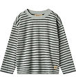 Wheat Blouse - Dallas - Soft Blue Stripe