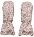 Wheat Mittens - Monta - Rose Dust Flowers